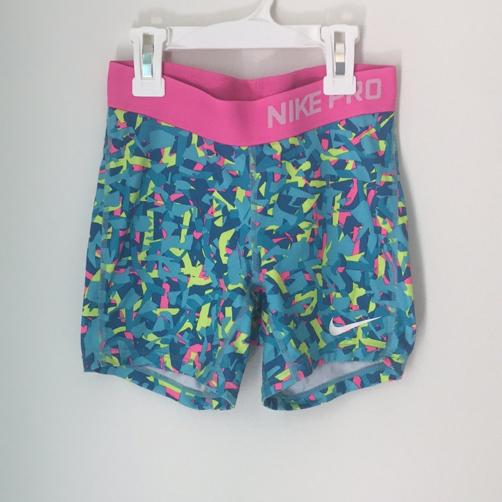 Multicolored Nike Pros